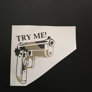 Try Me! Vinyl decal